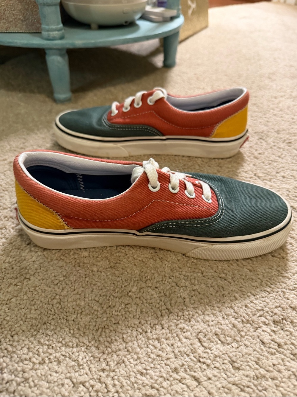 Vans Era Van Doren Varsity Pack sneakers multi-color green red yellow Size 7